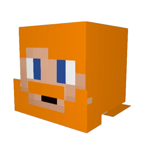 bladehellwolf19 Minecraft avatar head, 3D render
