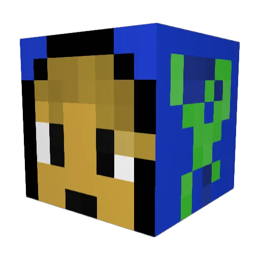 bladelord16 Minecraft avatar head, 3D render
