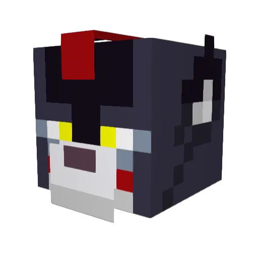 blademasterdtcom Minecraft avatar head, 3D render
