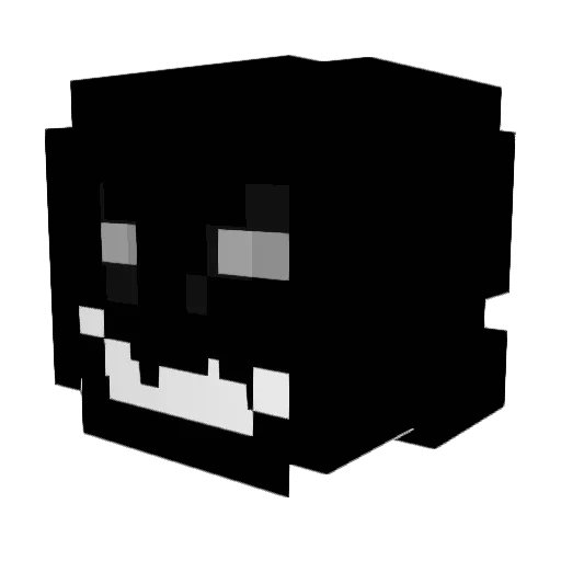 bladesatant Minecraft avatar head, 3D render