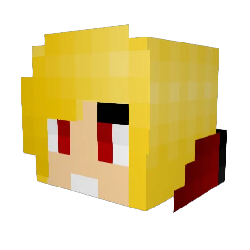 bladewing13 Minecraft avatar head, 3D render