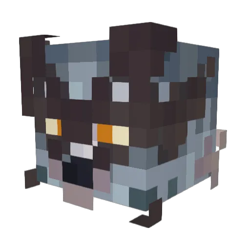blagalicious Minecraft avatar head, 3D render