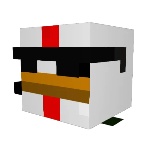 blah1blah11 Minecraft avatar head, 3D render