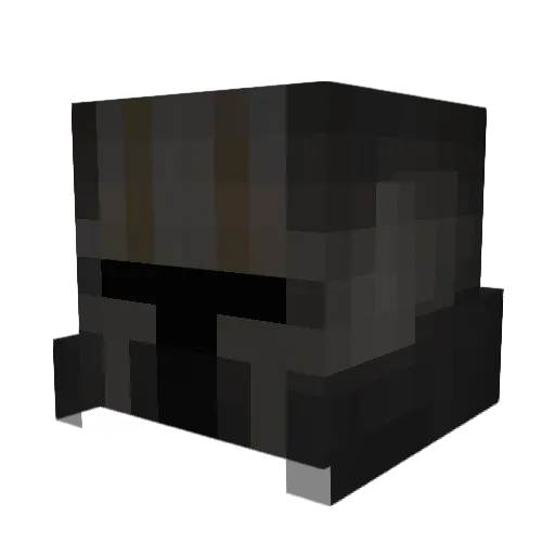 blahblahblah9 Minecraft avatar head, 3D render