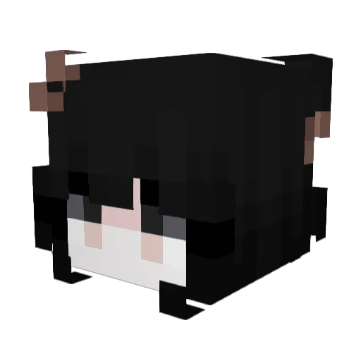 blahblahblehbleh Minecraft avatar head, 3D render
