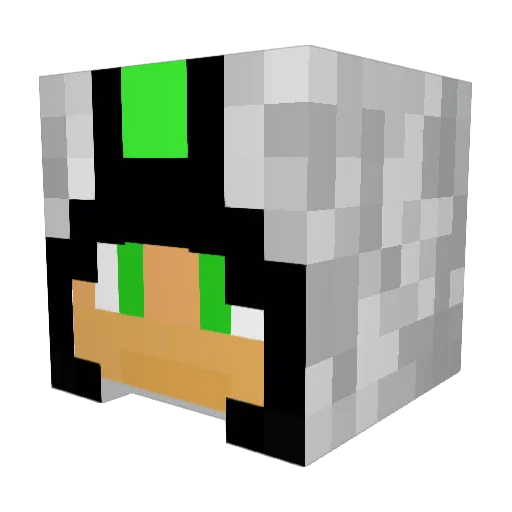 blaines24 Minecraft avatar head, 3D render