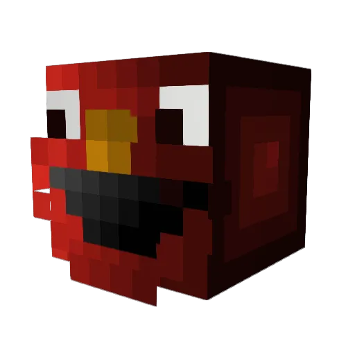 blainiel Minecraft avatar head, 3D render