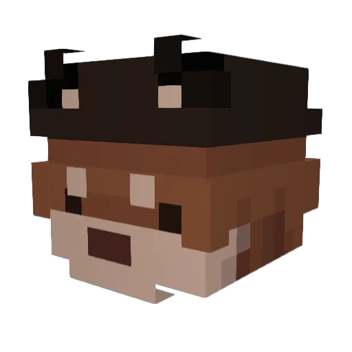 blaizeee Minecraft avatar head, 3D render