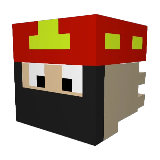 blake3723 Minecraft avatar head, 3D render