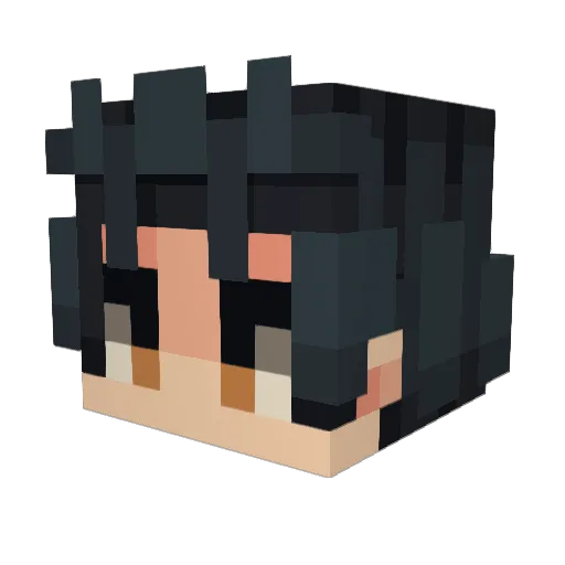 blake7731 Minecraft avatar head, 3D render