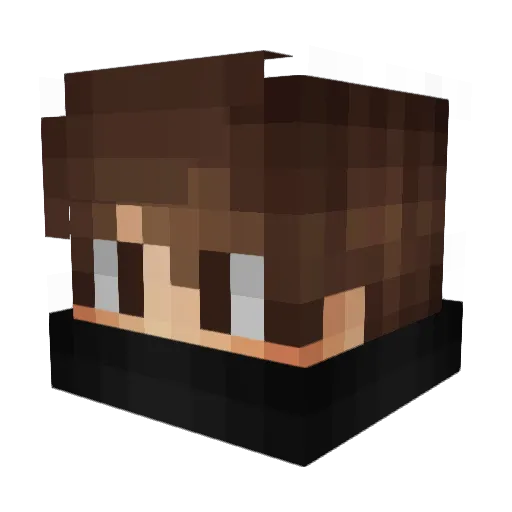 blake8080 Minecraft avatar head, 3D render