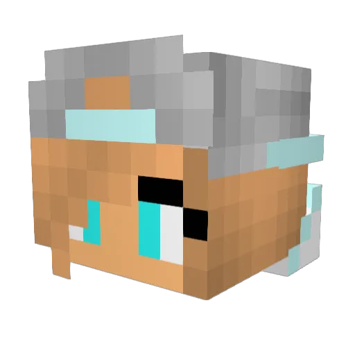 blakealmighty Minecraft avatar head, 3D render
