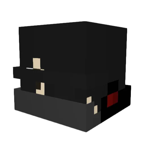 blakegar Minecraft avatar head, 3D render