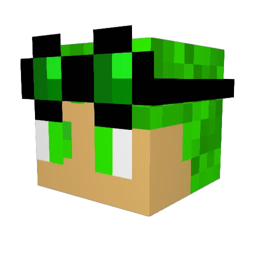 blakeman600 Minecraft avatar head, 3D render
