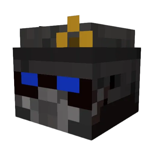 blakjak18 Minecraft avatar head, 3D render