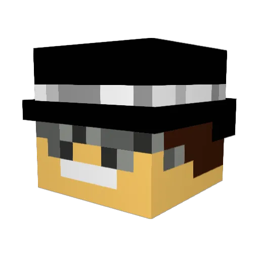 blakster73 Minecraft avatar head, 3D render