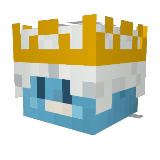 blamecloudy Minecraft avatar head, 3D render