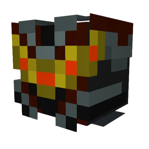 blammer677 Minecraft avatar head, 3D render