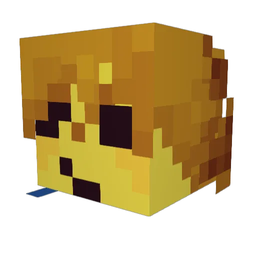blancaimenut1 Minecraft avatar head, 3D render