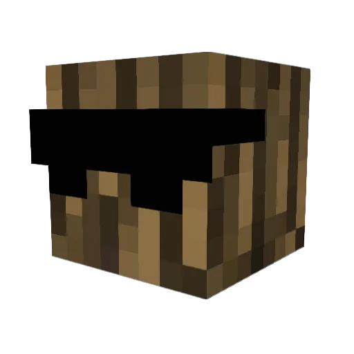 blanconegro Minecraft avatar head, 3D render