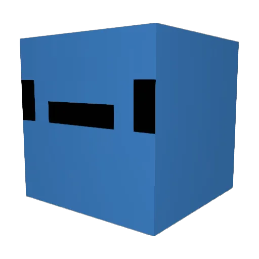 blandlime Minecraft avatar head, 3D render