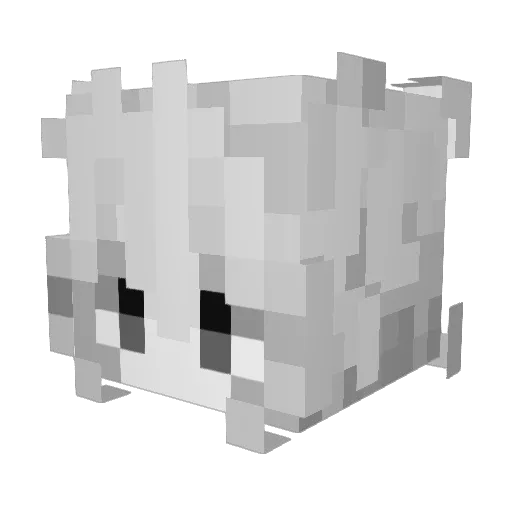 blank0203 Minecraft avatar head, 3D render