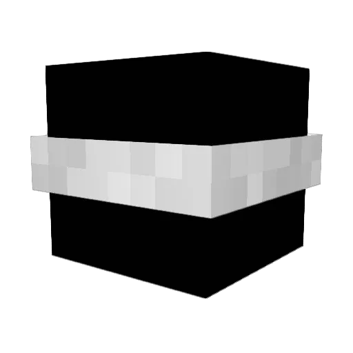 blankdb Minecraft avatar head, 3D render