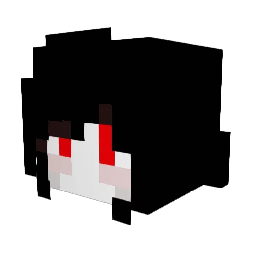 blankfairy312 Minecraft avatar head, 3D render