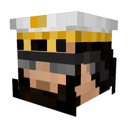 blankie16 Minecraft avatar head, 3D render