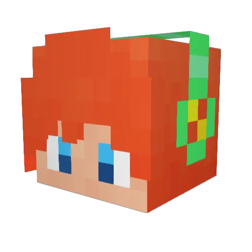 blannc87 Minecraft avatar head, 3D render