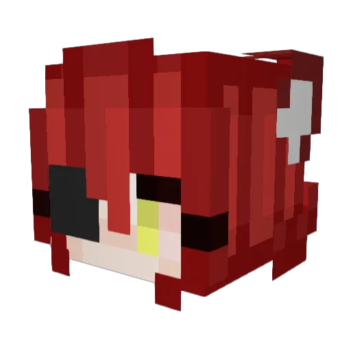 blapphire Minecraft avatar head, 3D render