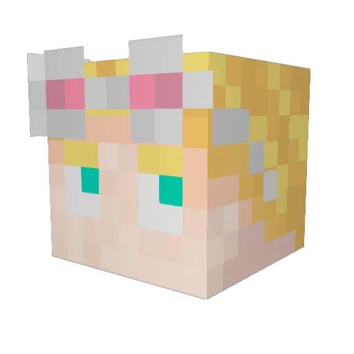 blargblarg32 Minecraft avatar head, 3D render