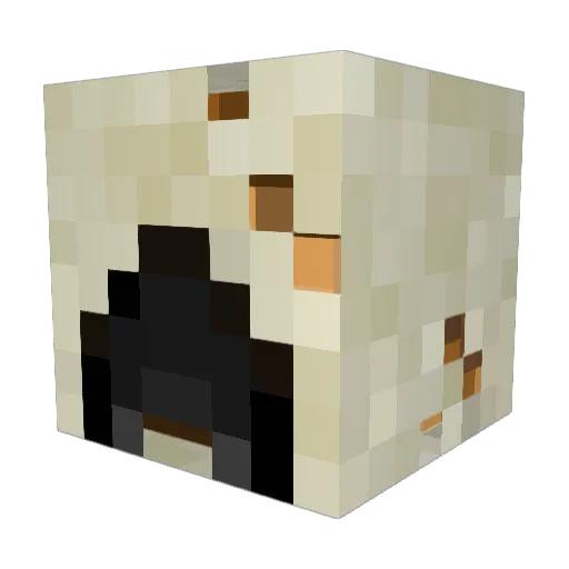 blarzy Minecraft avatar head, 3D render
