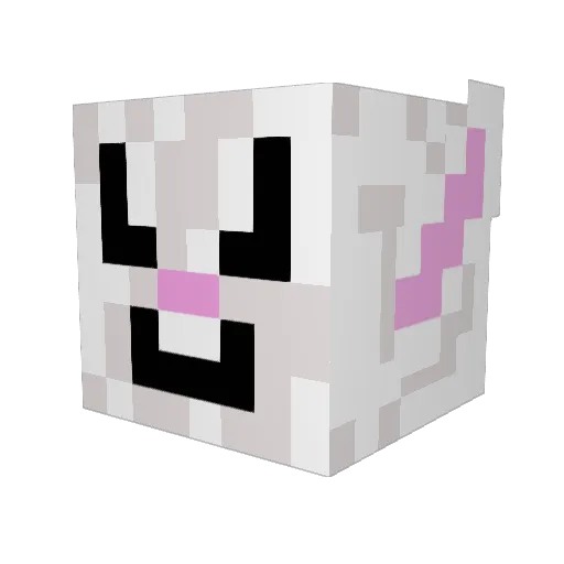 blasco0 Minecraft avatar head, 3D render