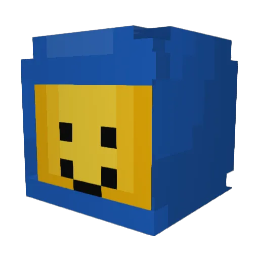 blash_blade Minecraft avatar head, 3D render