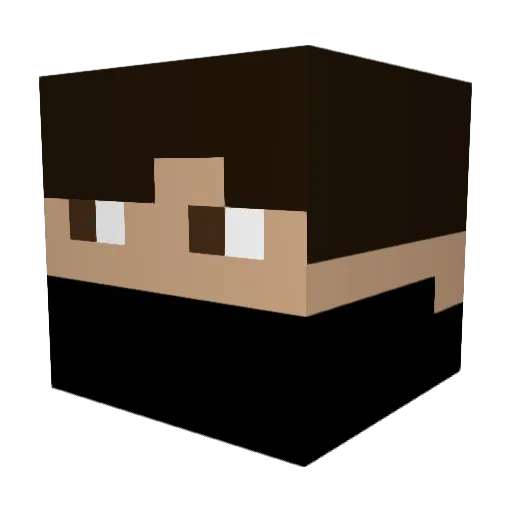blasi10 Minecraft avatar head, 3D render