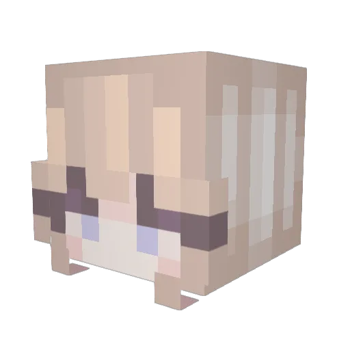 blaspheemy Minecraft avatar head, 3D render