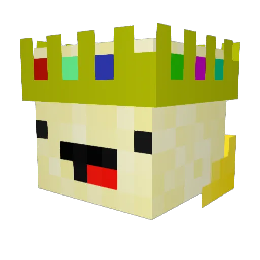 blastacat Minecraft avatar head, 3D render