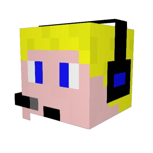 blastboy66 Minecraft avatar head, 3D render