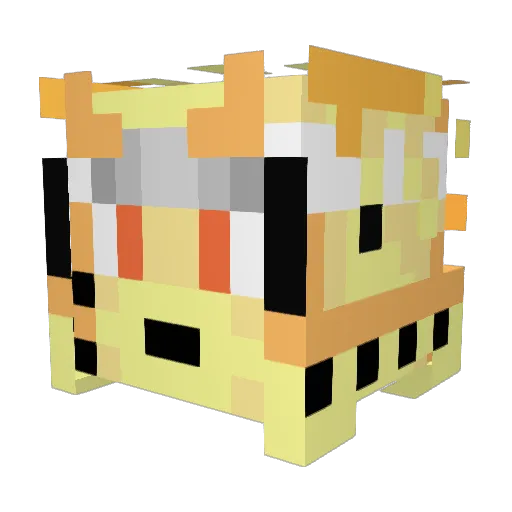 blaster237 Minecraft avatar head, 3D render