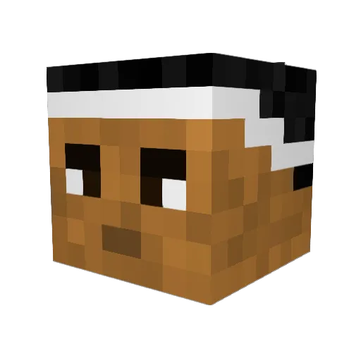 blawatinho Minecraft avatar head, 3D render