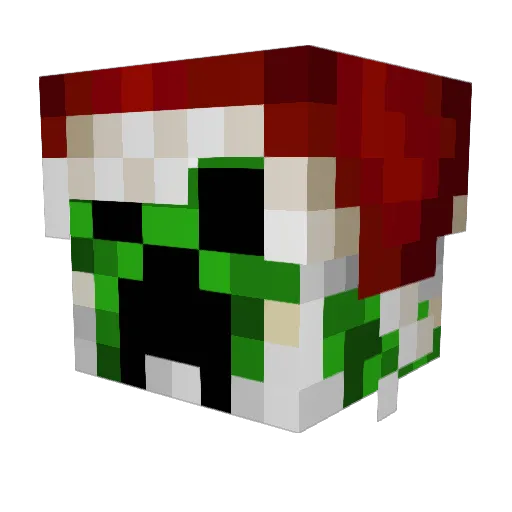 blaydos Minecraft avatar head, 3D render