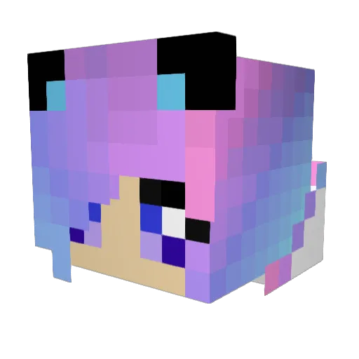 blaze2346 Minecraft avatar head, 3D render