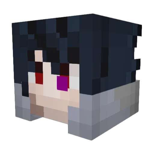 blaze91102 Minecraft avatar head, 3D render
