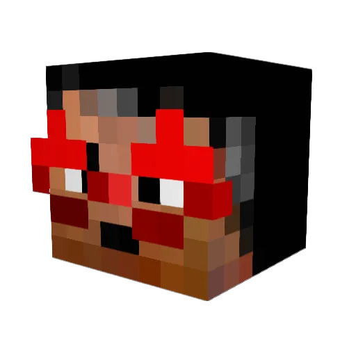 blazeboy36 Minecraft avatar head, 3D render
