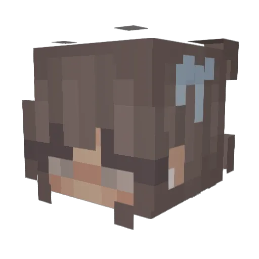 blazeforever676 Minecraft avatar head, 3D render