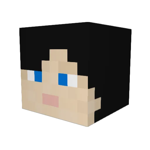 blazekay330 Minecraft avatar head, 3D render