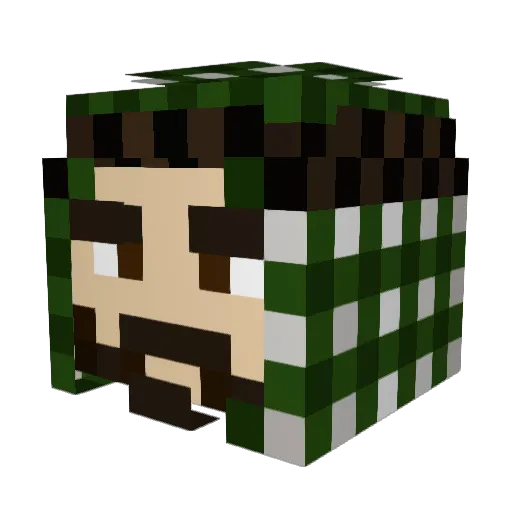 blazerboy1738 Minecraft avatar head, 3D render