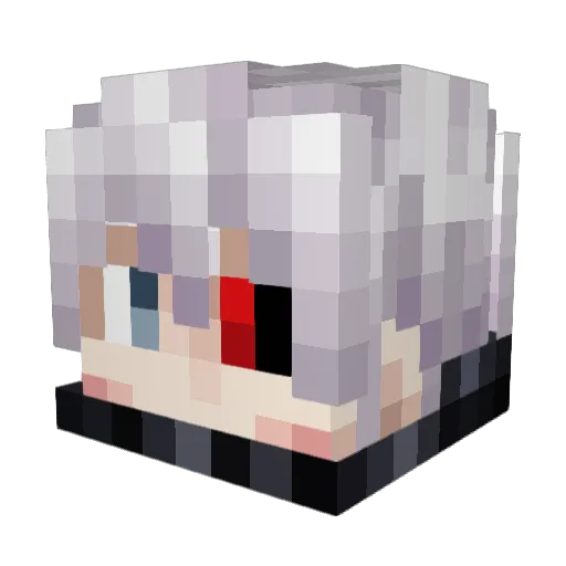 blazeserpent Minecraft avatar head, 3D render
