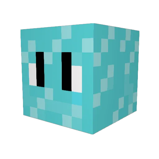 blazin_ice Minecraft avatar head, 3D render